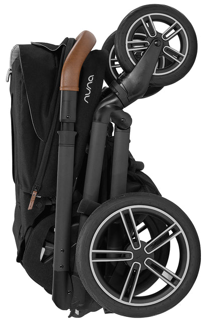 Nuna MIXX Next Stroller + Bassinet with Stand Bundle - Caviar