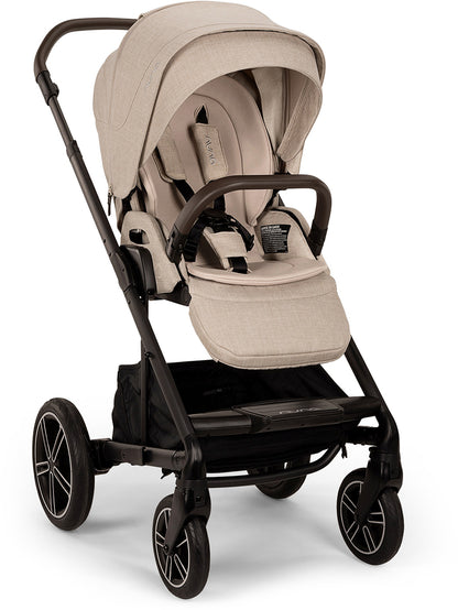 Nuna MIXX Next Stroller with Magnetic Buckle - Biscotti