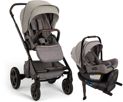 Nuna MIXX Next with Magnetic Buckle + PIPA Aire RX Travel System Bundle - Monterey (Brixy Exclusive)