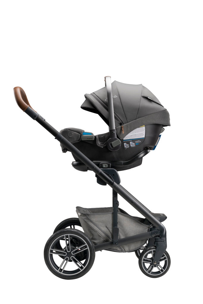 Nuna MIXX Next with Magnetic Buckle + Pipa RX Infant Car Seat Travel System Bundle - Granite