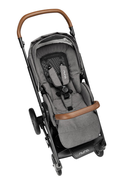 Nuna MIXX Next with Magnetic Buckle + Pipa RX Infant Car Seat Travel System Bundle - Granite