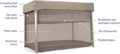 Nuna PAAL Travel Cot + Playard - Cedar