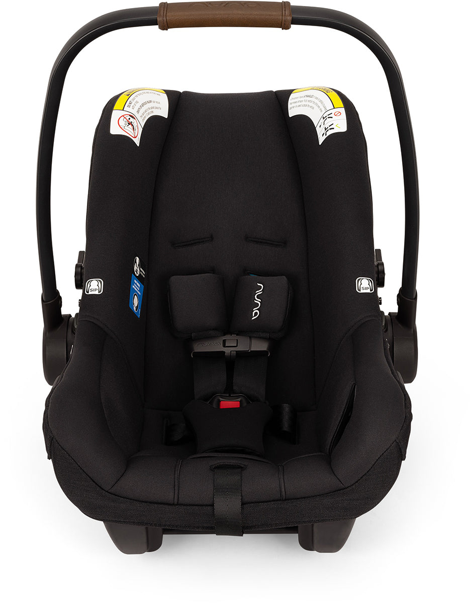 Nuna PIPA Aire RX Infant Car Seat + PIPA RELX Base with Load Leg - Caviar