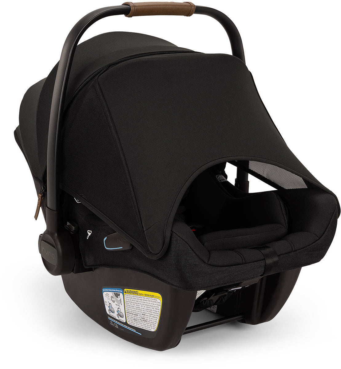 Nuna PIPA Aire RX Infant Car Seat + PIPA RELX Base with Load Leg - Caviar