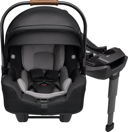 Nuna PIPA RX Infant Car Seat + RELX Base with Load Leg - Caviar