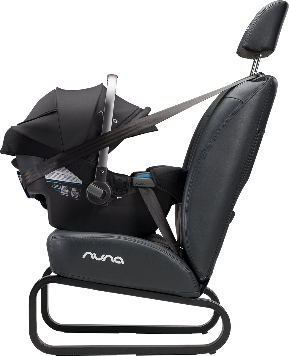 Nuna PIPA RX Infant Car Seat + RELX Base with Load Leg - Caviar