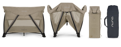 Nuna SENA Aire Playard with Zip-Off Bassinet - Hazelwood