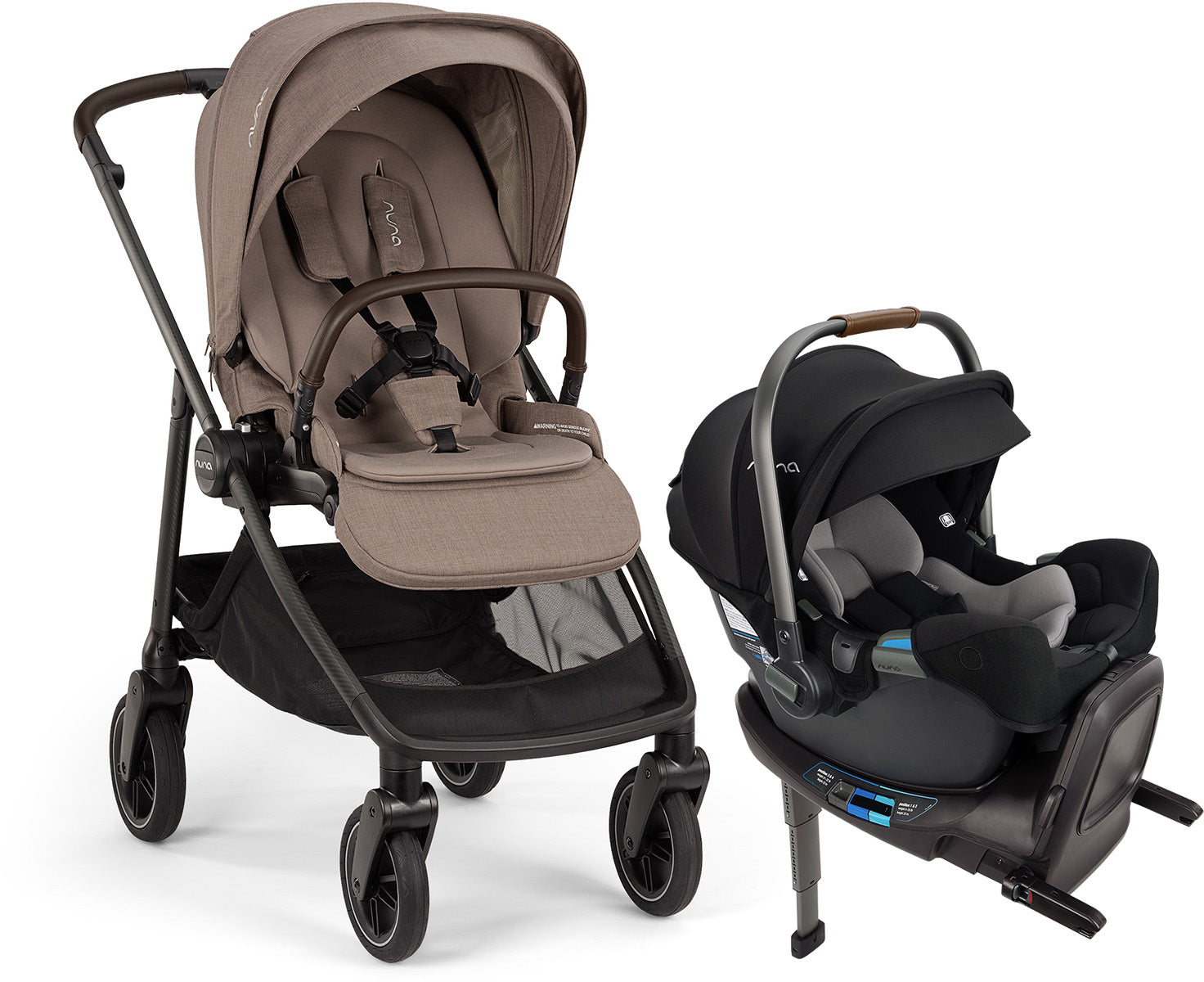 Nuna SWIV + PIPA RX Travel System Bundle - Cedar / Caviar