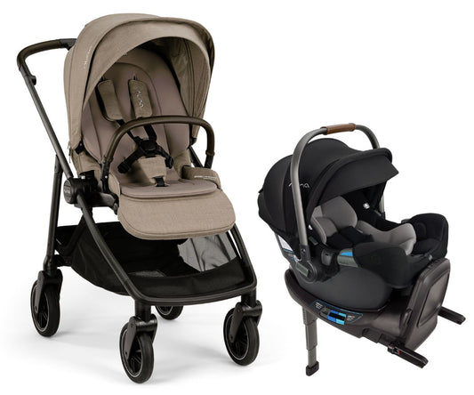 Nuna SWIV + PIPA RX Travel System Bundle - Chai / Caviar