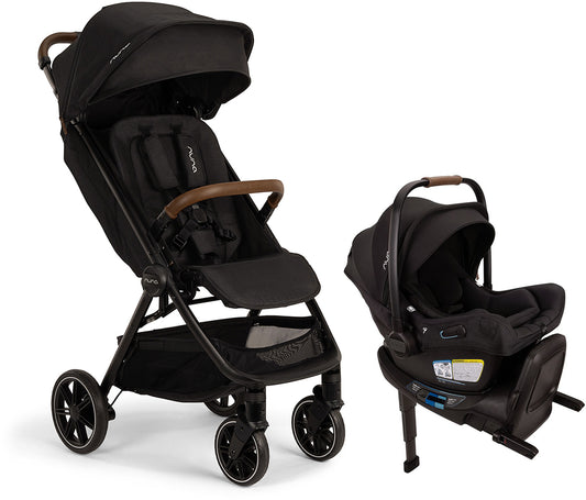 Nuna TRVL LX + PIPA Aire RX Travel System Bundle - Caviar