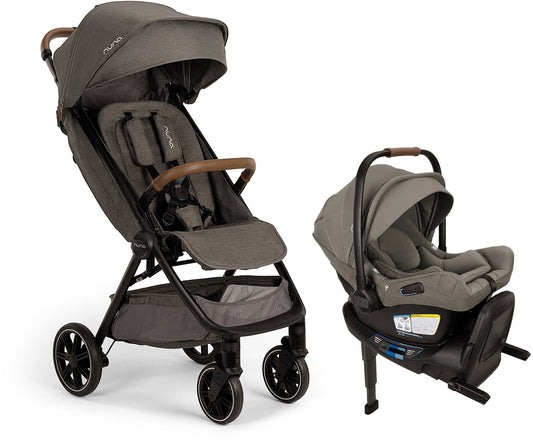 Nuna TRVL LX + PIPA Aire RX Travel System Bundle - Granite