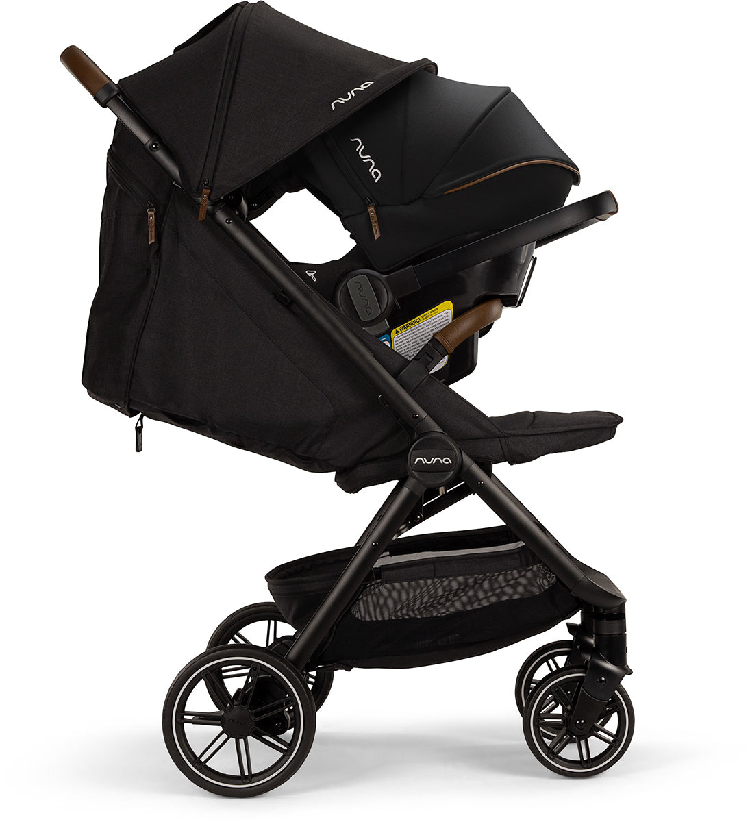 Nuna TRVL LX + PIPA urbn Travel System - Caviar