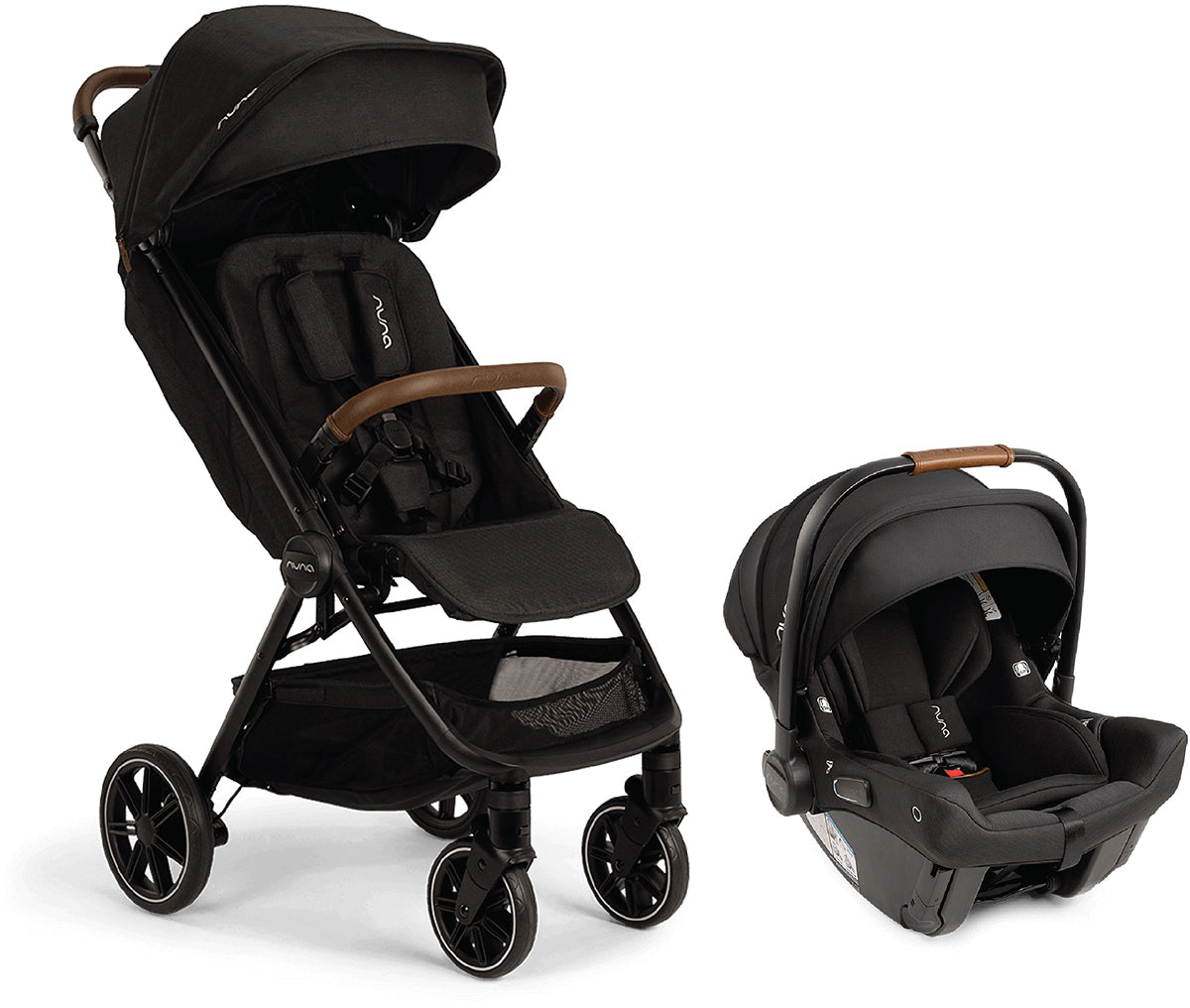 Nuna TRVL LX + PIPA urbn Travel System - Caviar