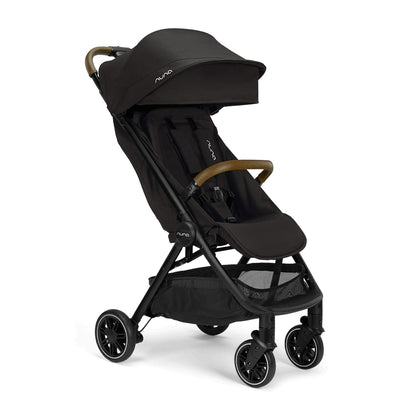 Nuna TRVL Self-Folding Compact Stroller - Caviar