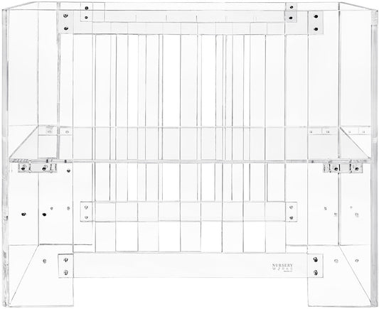 Nursery Works Vetro Mini Crib, Acrylic