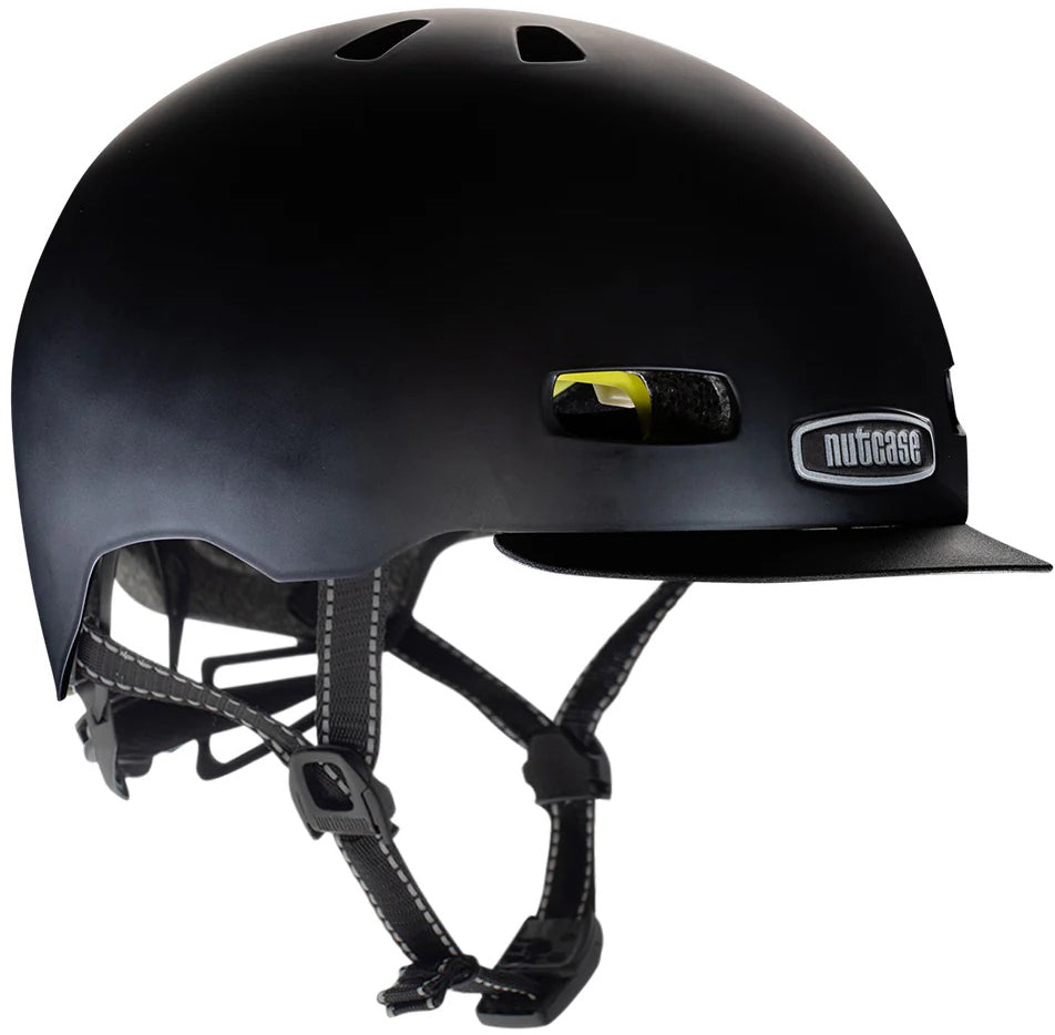 Nutcase Street Helmet w/MIPS - Onyx Solid Satin, Small (Adult)