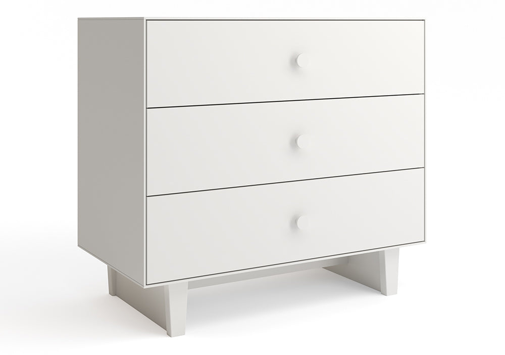 Oeuf 3 Drawer Dresser - Rhea - White