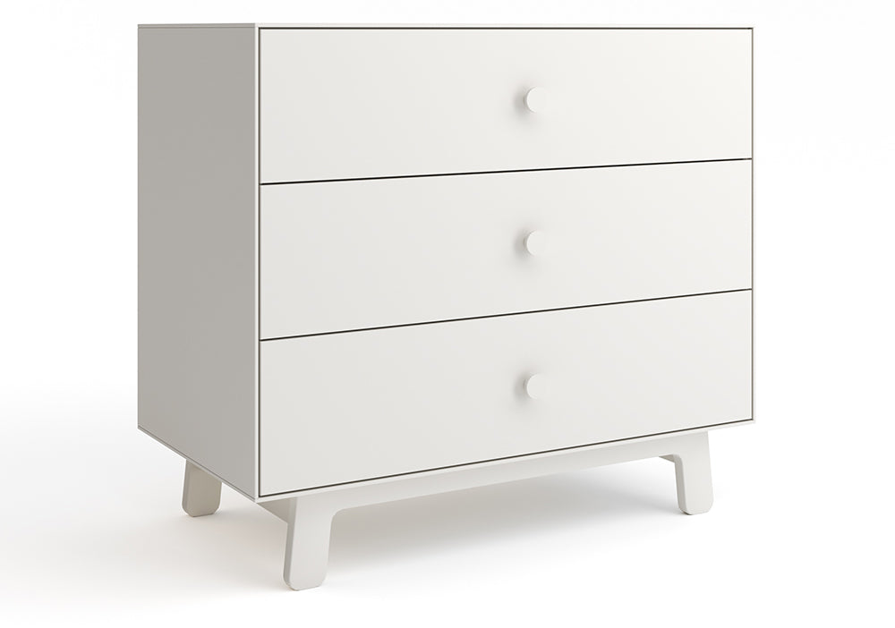 Oeuf 3 Drawer Dresser - Sparrow - White