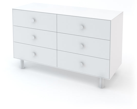 Oeuf 6 Drawer Dresser - Classic - White