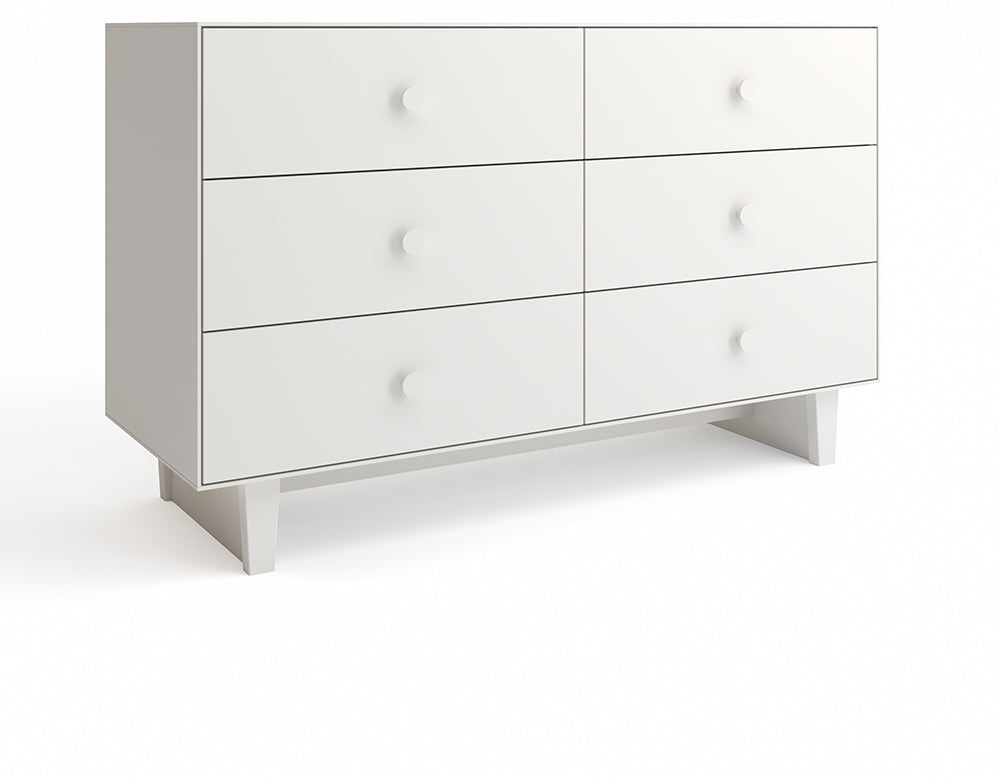 Oeuf 6 Drawer Dresser - Rhea - White