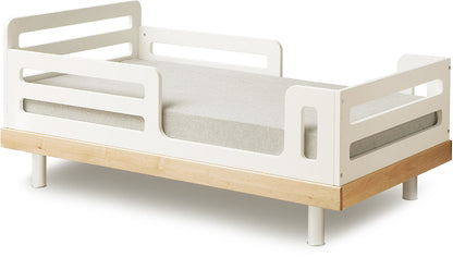 Oeuf Classic Toddler Bed - White/Birch