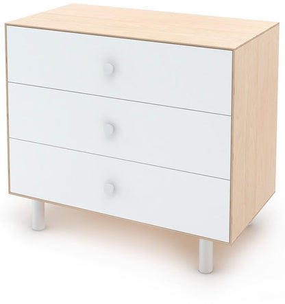 Oeuf 3 Drawer Dresser - Classic - White/Birch