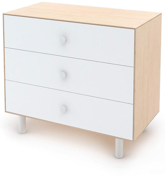 Oeuf 3 Drawer Dresser - Classic - White/Birch