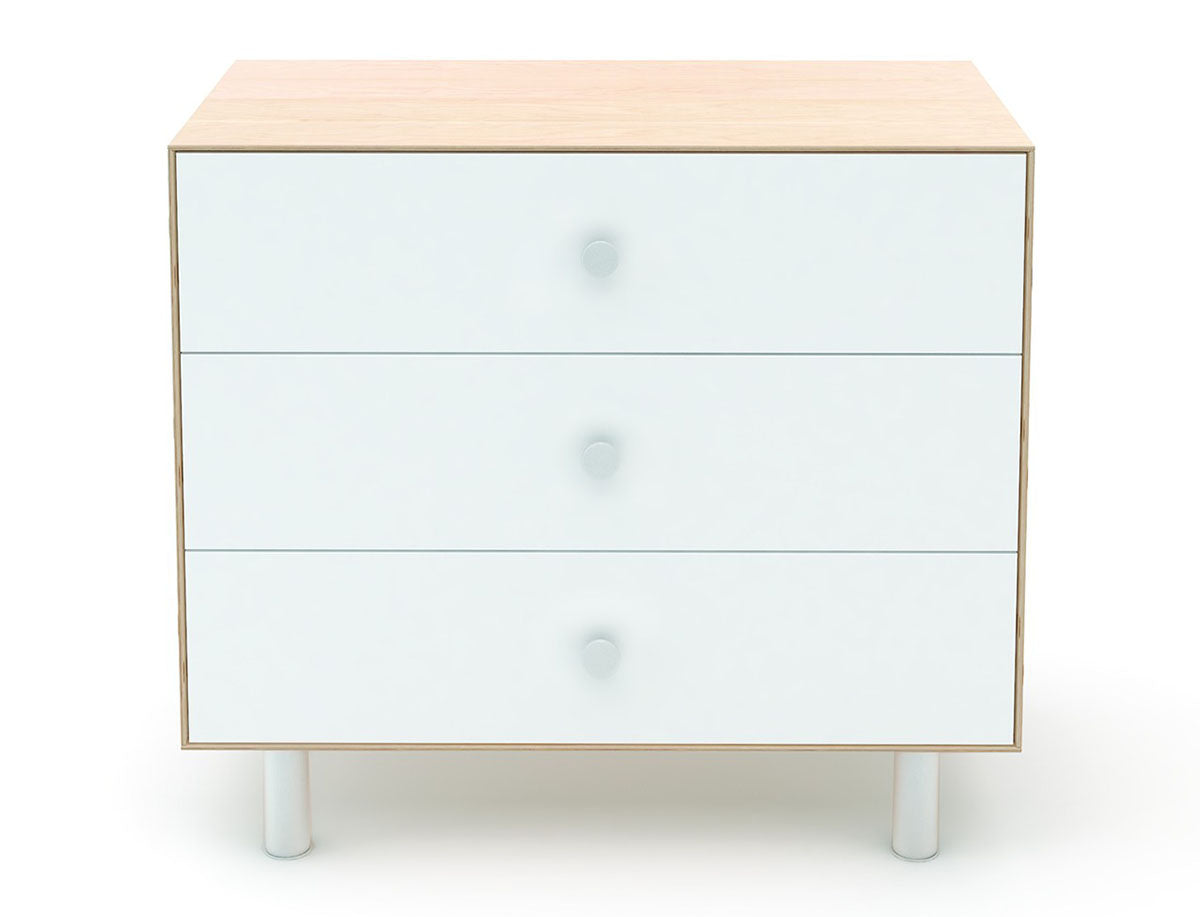 Oeuf 3 Drawer Dresser - Classic - White/Birch