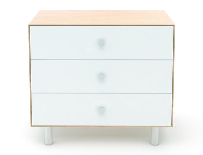 Oeuf 3 Drawer Dresser - Classic - White/Birch