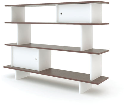 Oeuf Mini Library - White/Walnut