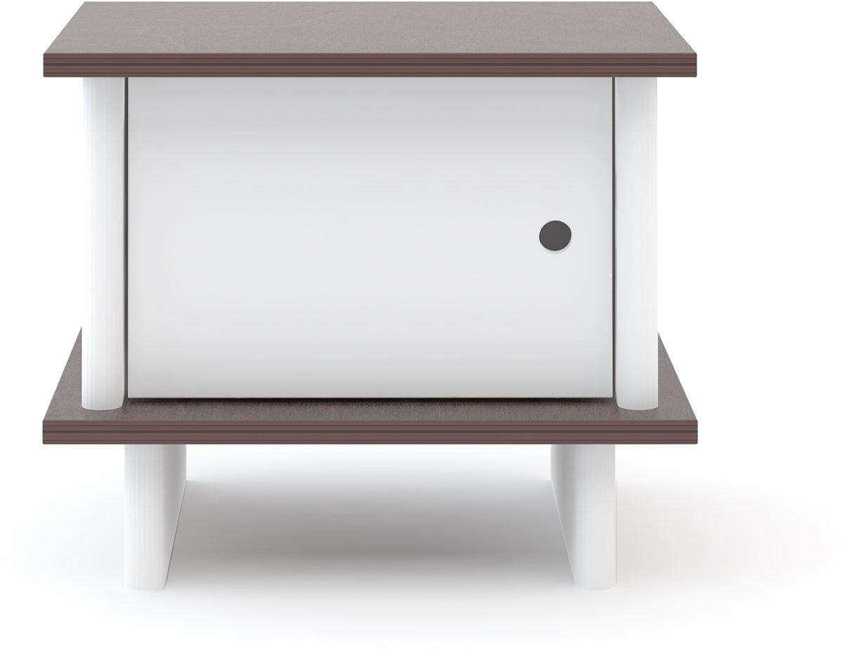 Oeuf ML Night Stand - White/Walnut