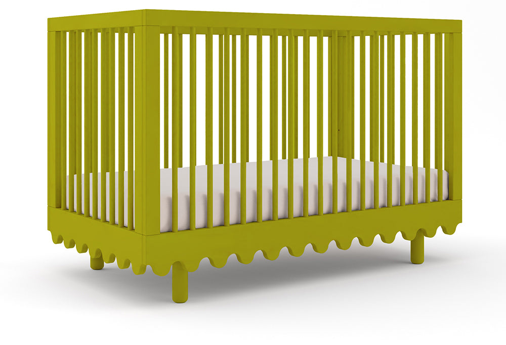 Oeuf Moss Crib - Green - Peapod