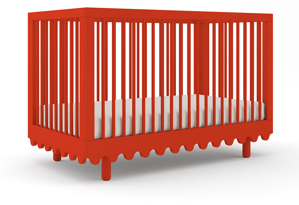 Oeuf Moss Crib - Red - Tomato