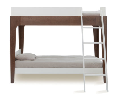 Oeuf Perch Bunk Bed - Twin Size - White/Walnut