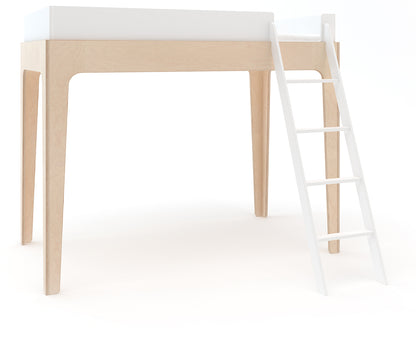 Oeuf Perch Loft Bed - Twin Size - White/Birch