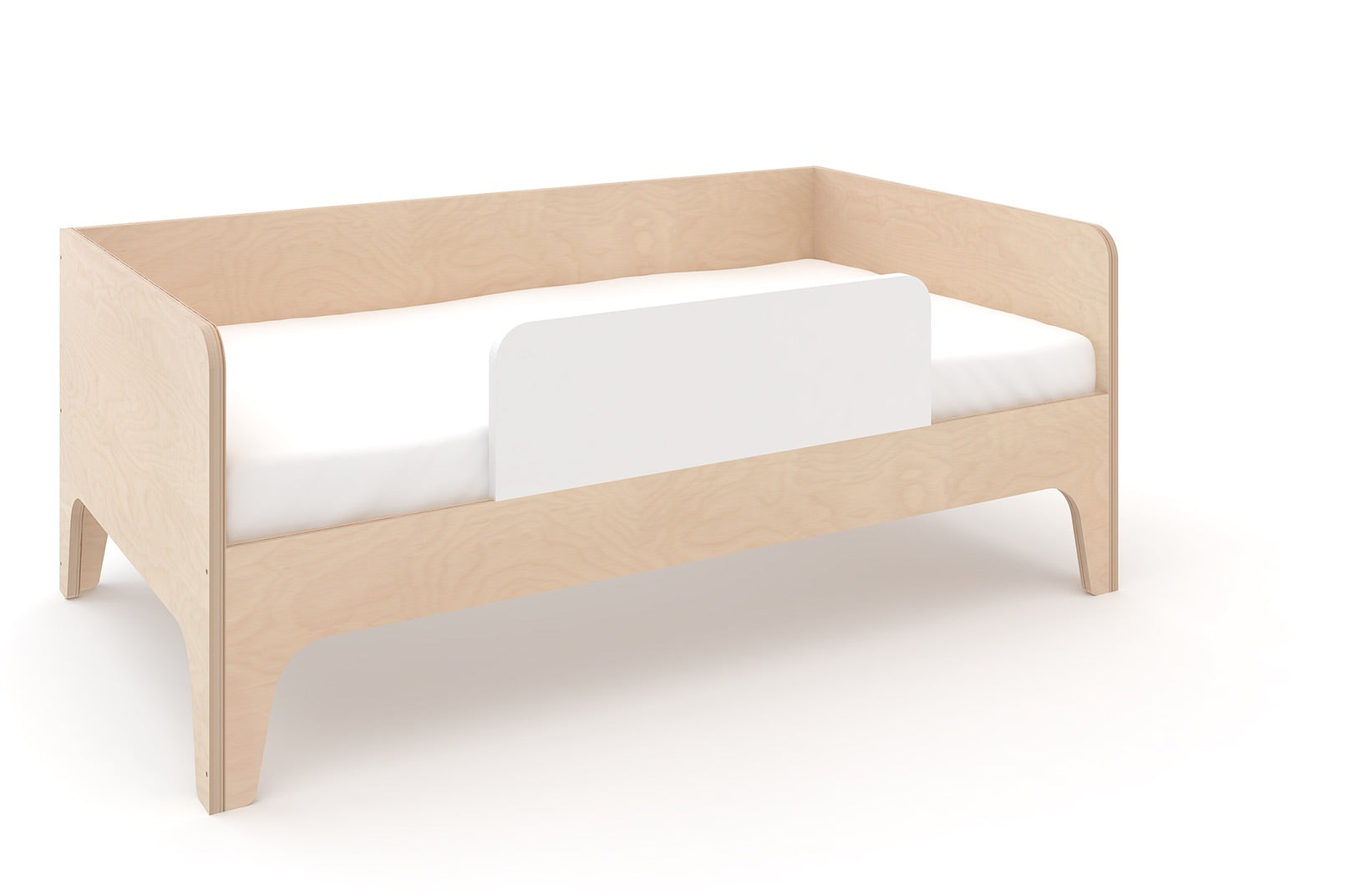 Oeuf Perch Toddler Bed - White/Birch