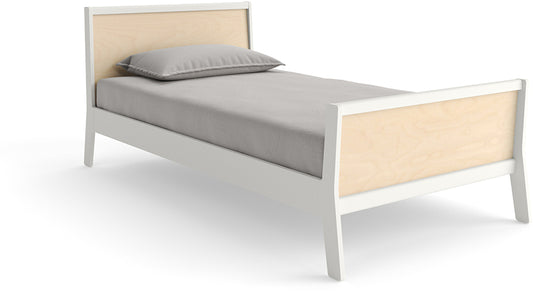 Oeuf Sparrow Twin Bed - White/Birch