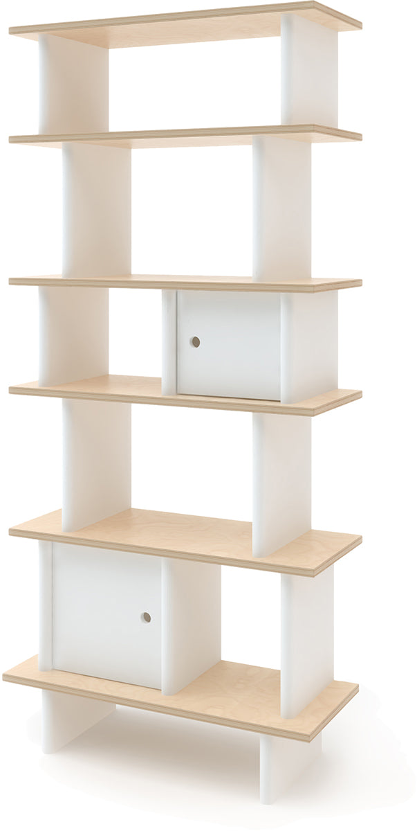 Oeuf Vertical Mini Library - White/Birch