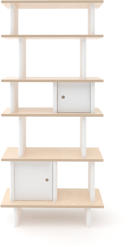 Oeuf Vertical Mini Library - White/Birch