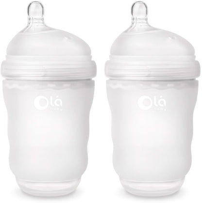 Olababy Gentle Bottle 8oz, 2 Pack - Frost