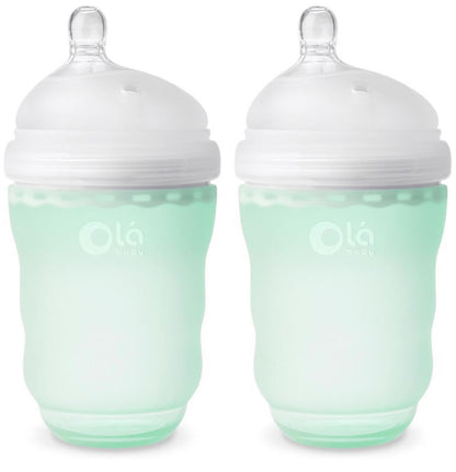 Olababy Gentle Bottle 8oz, 2 Pack - Mint