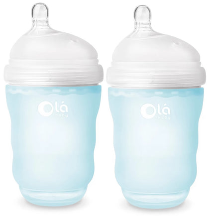 Olababy Gentle Bottle, 8oz, 2 Pack - Sky