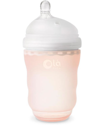 Olababy Gentle Bottle, 8oz - Coral