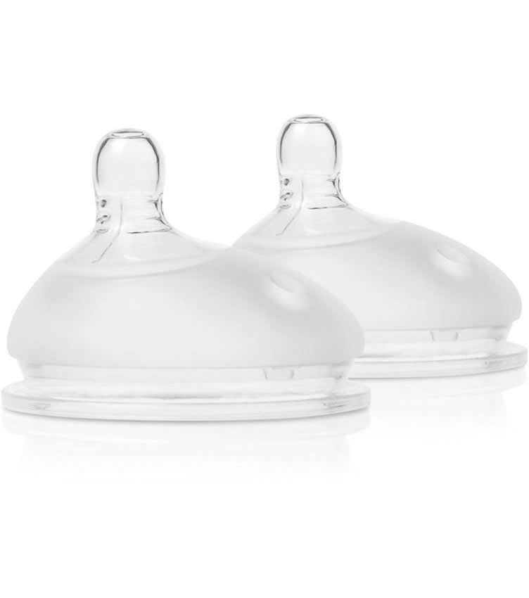 Olababy Gentle Bottle Fast Flow Nipples 6M+ - 2 Pack