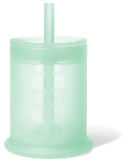 Olababy Training Cup with Lid + Straw - Mint