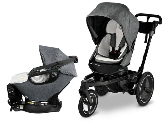 Orbit Baby X5 Jog & Ride Travel System - Melange Grey