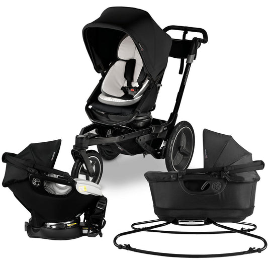 Orbit Baby X5 Jog, Sleep, & Ride Travel System - Black