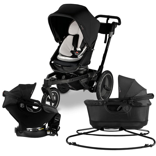 Orbit Baby X5 Jog, Sleep, & Ride Travel System - Merino Wool