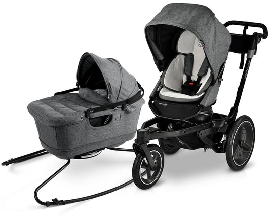 Orbit Baby X5 Jog & Sleep Travel System - Melange Grey