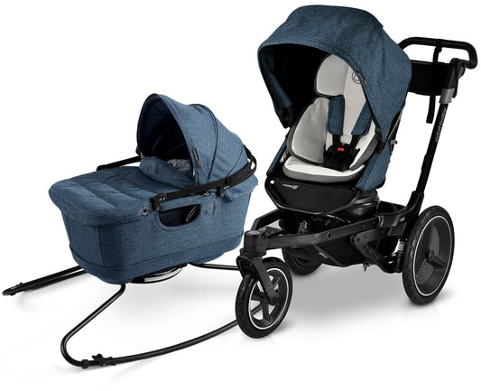 Orbit Baby X5 Jog & Sleep Travel System - Melange Navy